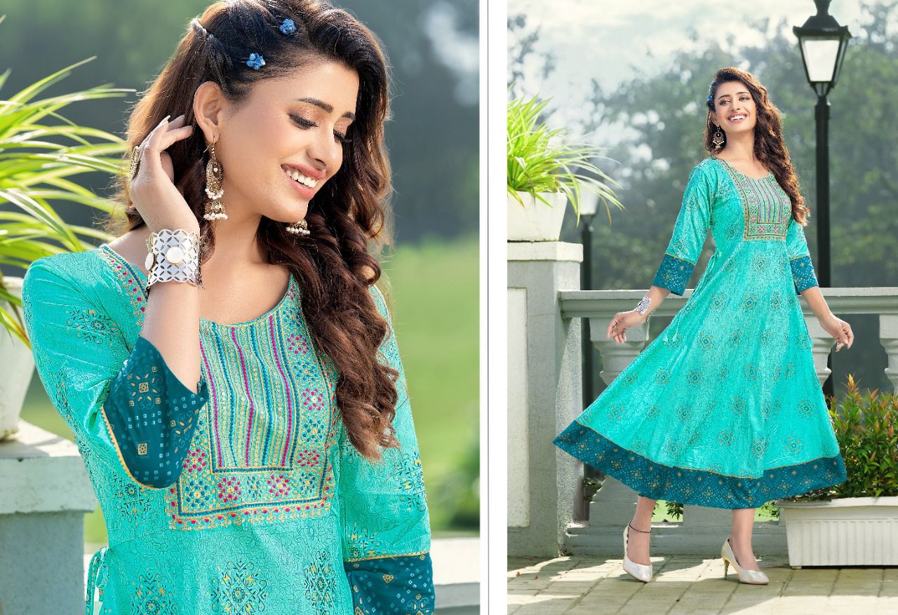 New Manika Printed Designer Kurtis Catalog
